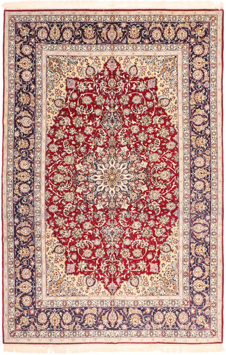 Tapete persa Isfahan Fio de Seda 299x201 299x201, Tapete persa Atado à mão