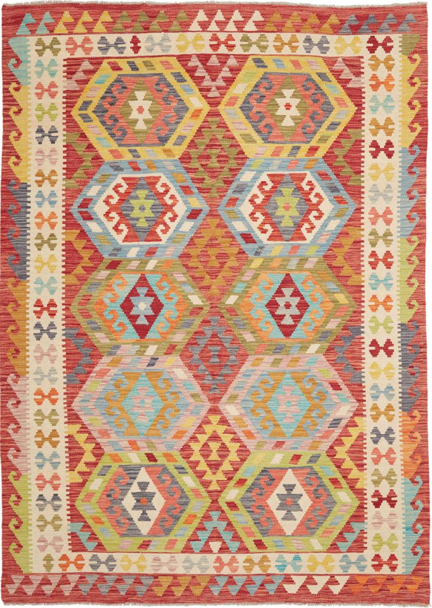 Afghansk teppe Kelim Afghan 251x176 251x176, Persisk teppe Håndvevd