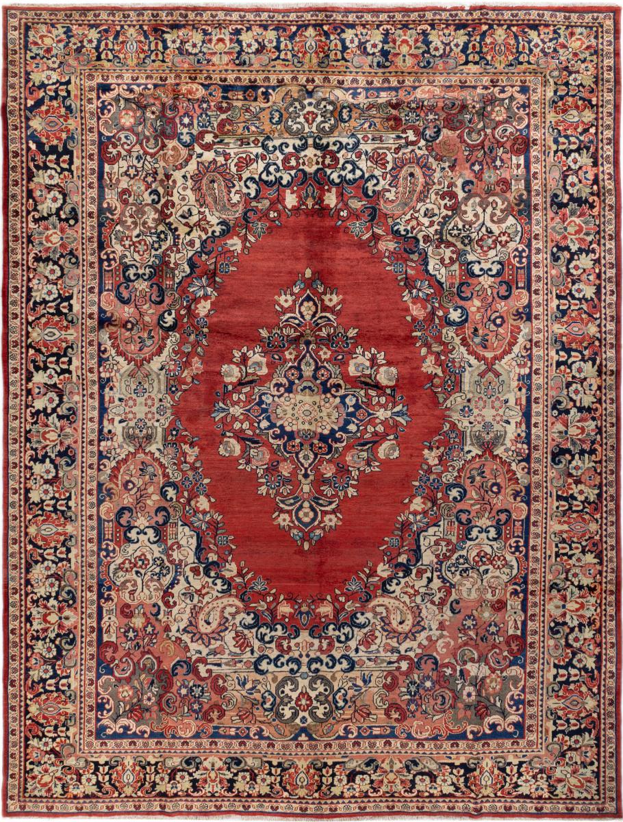 Persisk tæppe Sarough 410x310 410x310, Persisk tæppe Knyttet i hånden