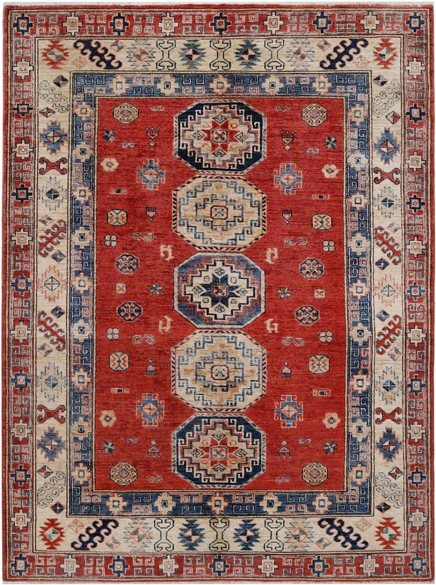 Pakistanischer Teppich Kazak 196x148 196x148, Perserteppich Handgeknüpft