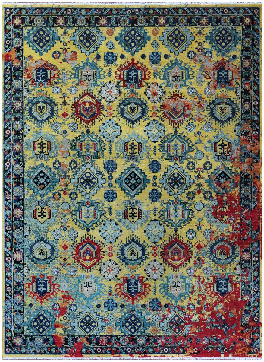 Tappeto indiano Sadraa 366x274 366x274, Tappeto persiano Annodato a mano