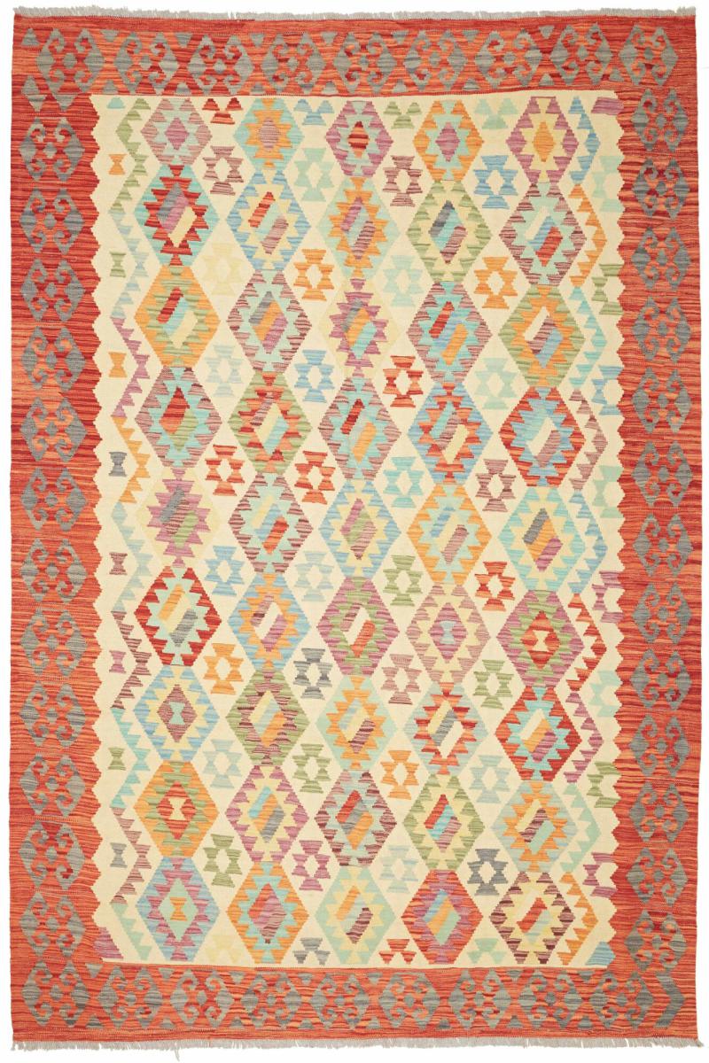 Tapete afegão Kilim Afegão 302x206 302x206, Tapete persa Tecido à mão