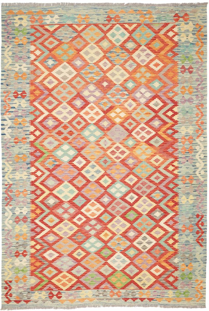 Tapete afegão Kilim Afegão 293x204 293x204, Tapete persa Tecido à mão