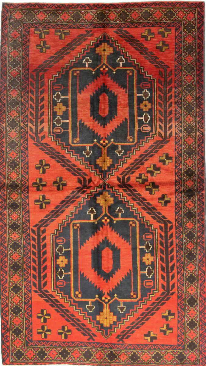 Indisk tæppe Beluch 199x114 199x114, Persisk tæppe Knyttet i hånden