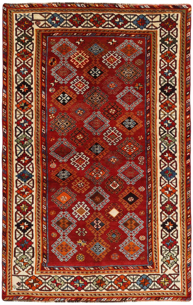 Persisk matta Ghashghai 229x144 229x144, Persisk matta Knuten för hand