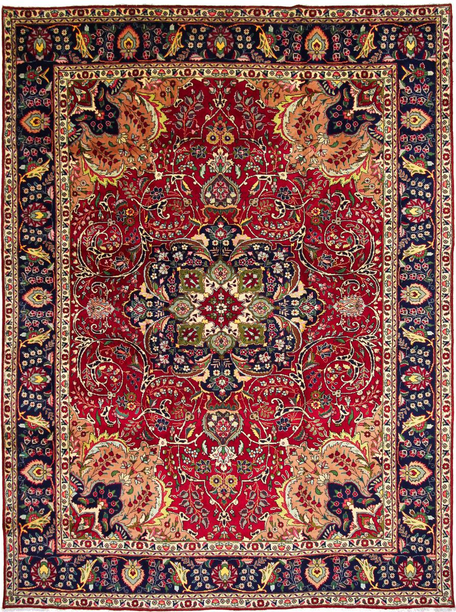 Tapete persa Tabriz 399x296 399x296, Tapete persa Atado à mão