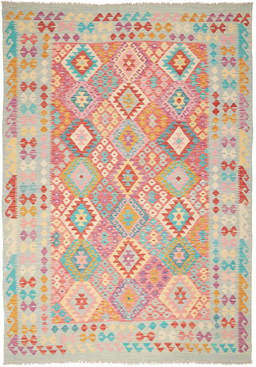 Tapete afegão Kilim Afegão 249x177 249x177, Tapete persa Tecido à mão