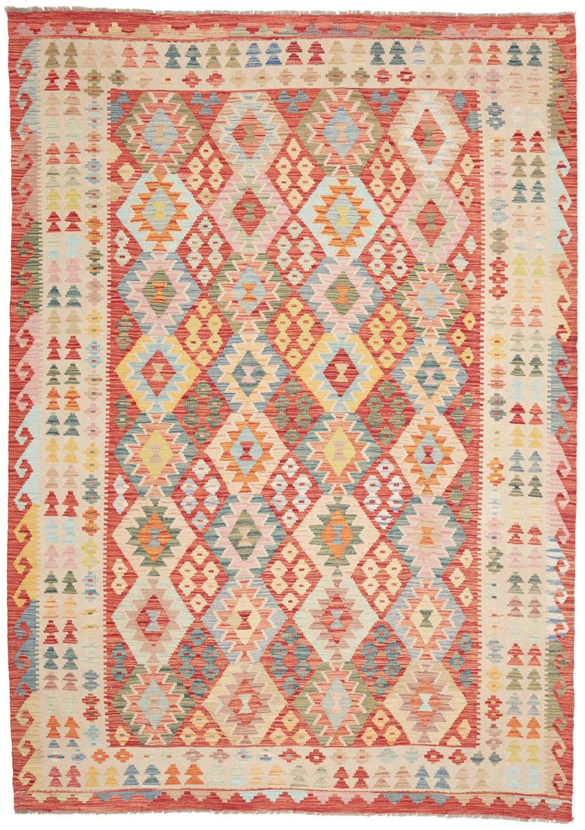 Afghaans tapijt Kilim Afghan 291x210 291x210, Perzisch tapijt Handgeweven