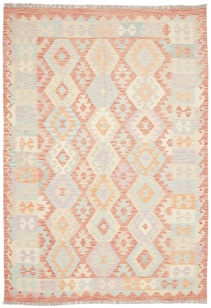 Tapis afghan Kilim Afghan 243x169 243x169, Tapis persan Tissé à la main