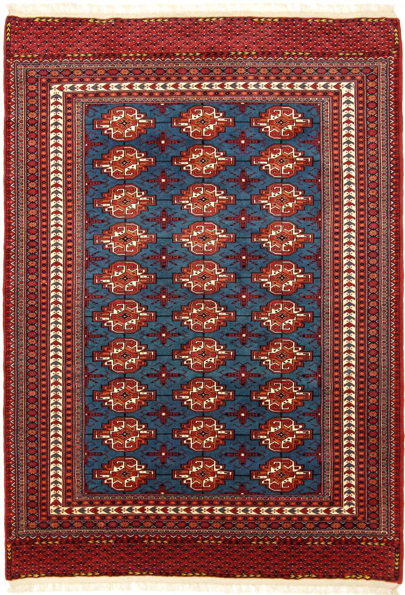 Persian Rug Turkaman 221x158 221x158, Persian Rug Knotted by hand