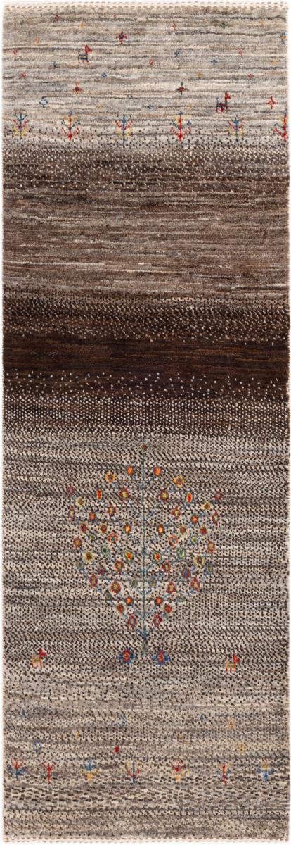Tapis persan Persan Gabbeh Loribaft Atelier 146x50 146x50, Tapis persan Noué à la main