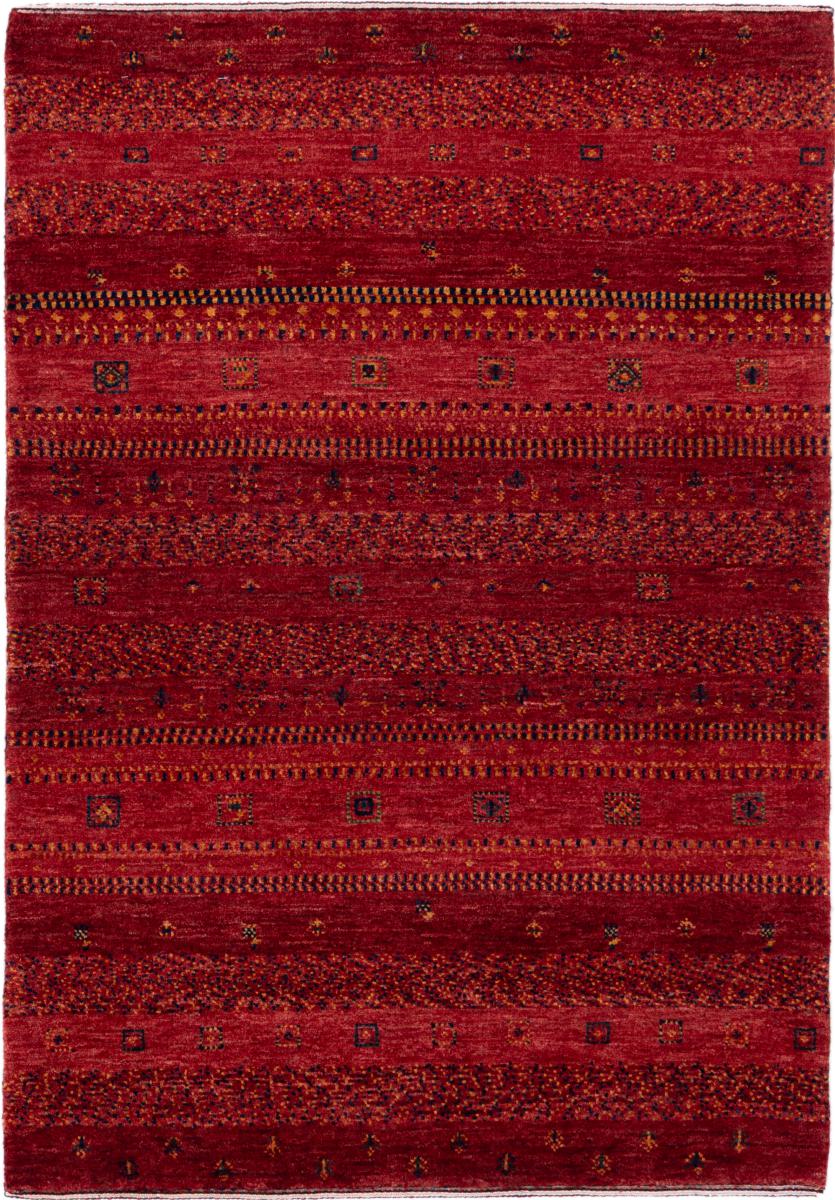 Tapis persan Persan Gabbeh Loribaft Essence 118x81 118x81, Tapis persan Noué à la main