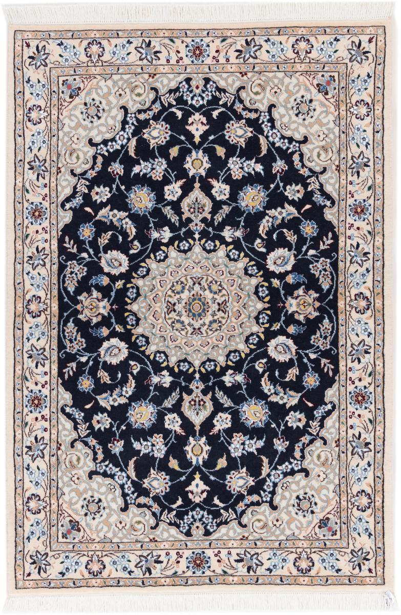 Tapis persan Naïn 9La 149x101 149x101, Tapis persan Noué à la main