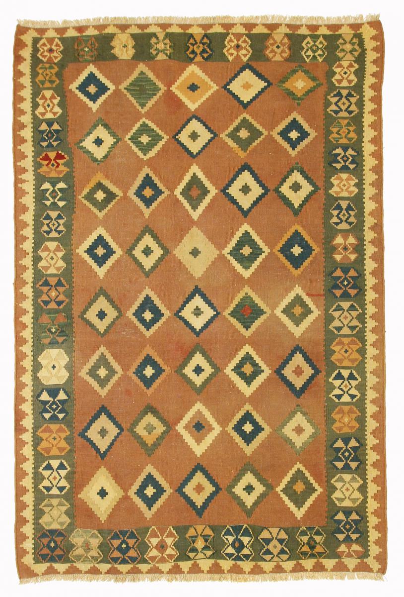 Tapete persa Kilim Fars Old Style 211x139 211x139, Tapete persa Tecido à mão