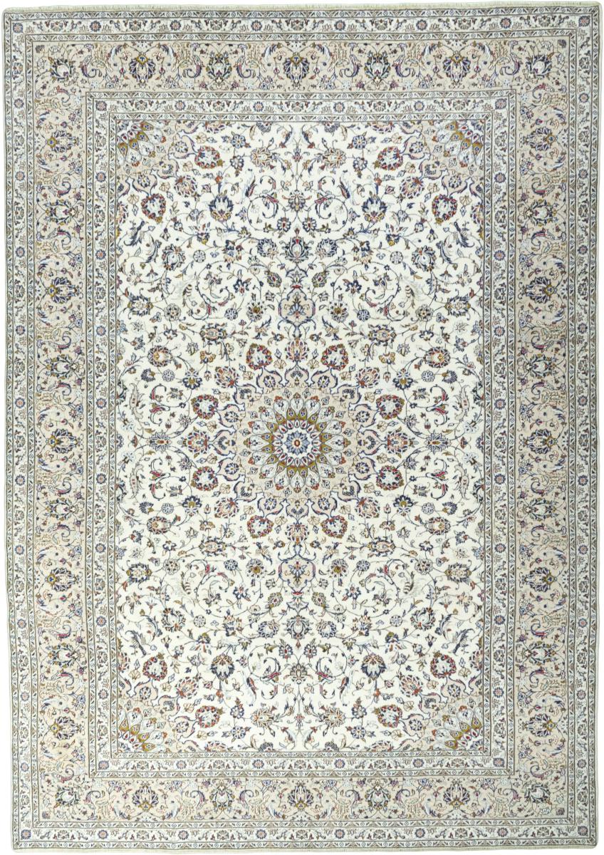 Persian Rug Keshan 13'7"x9'9" 13'7"x9'9", Persian Rug Knotted by hand
