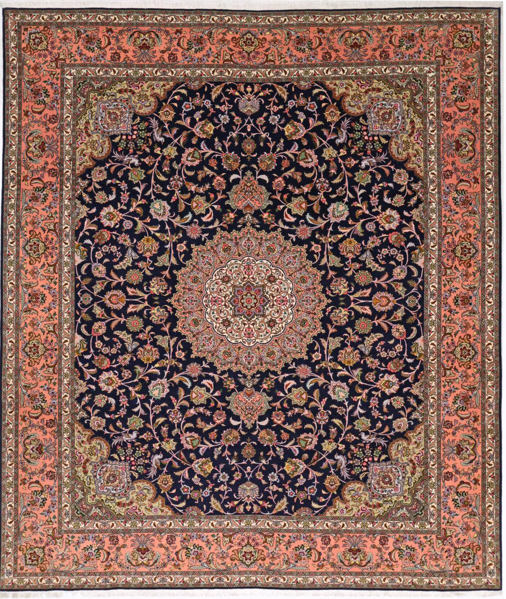 Tapete persa Tabriz 50Raj 291x248 291x248, Tapete persa Atado à mão