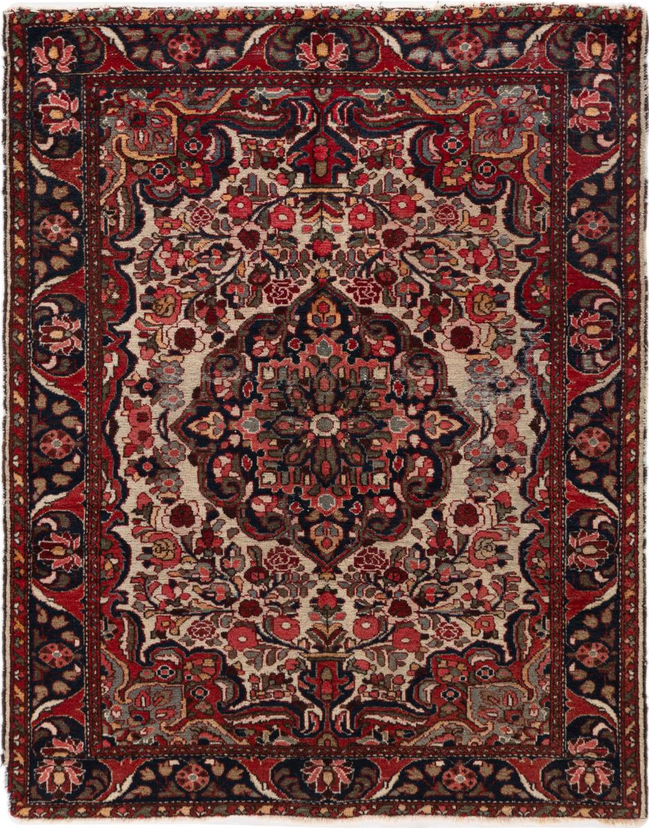 Perzisch tapijt Bakhtiari Burchalou Antiek 191x152 191x152, Perzisch tapijt Handgeknoopte