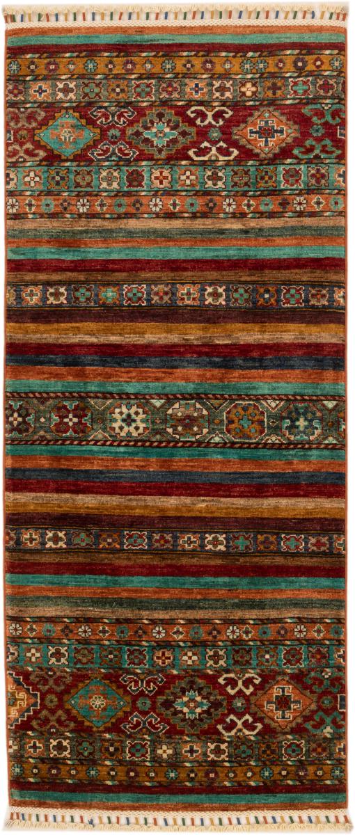Afghanischer Teppich Super Kazak 5'9"x2'6" 5'9"x2'6", Perserteppich Handgeknüpft