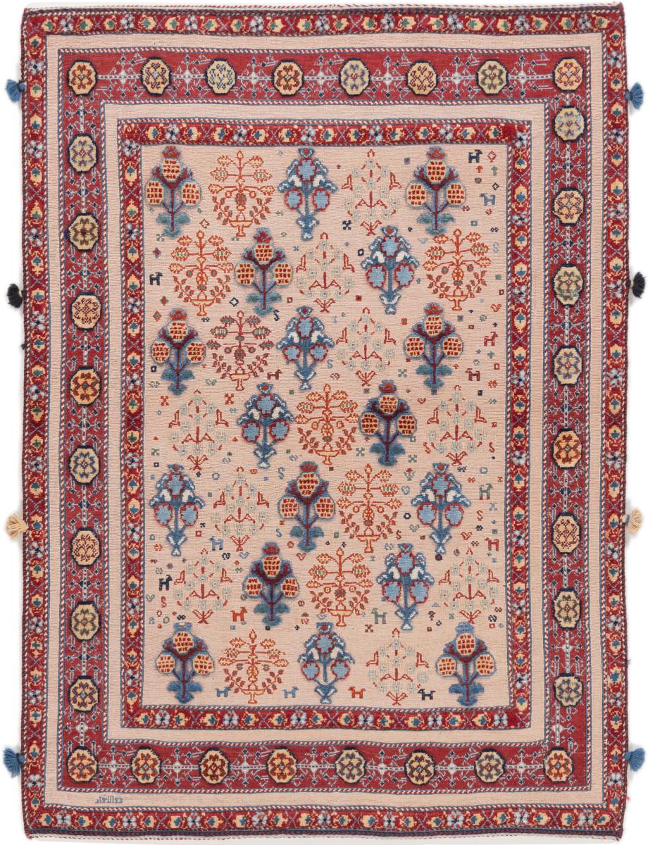 Persisk tæppe Nimbaft Z 132x97 132x97, Persisk tæppe Knyttet i hånden