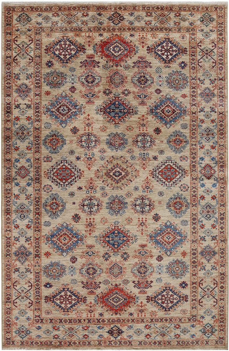 Pakistanilainen matto Kazak 254x166 254x166, Persialainen matto Käsinsolmittu