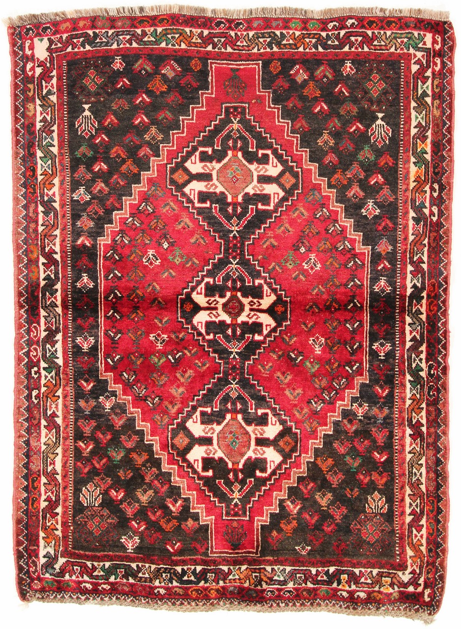 Persisk tæppe Ghashghai 185x116 185x116, Persisk tæppe Knyttet i hånden