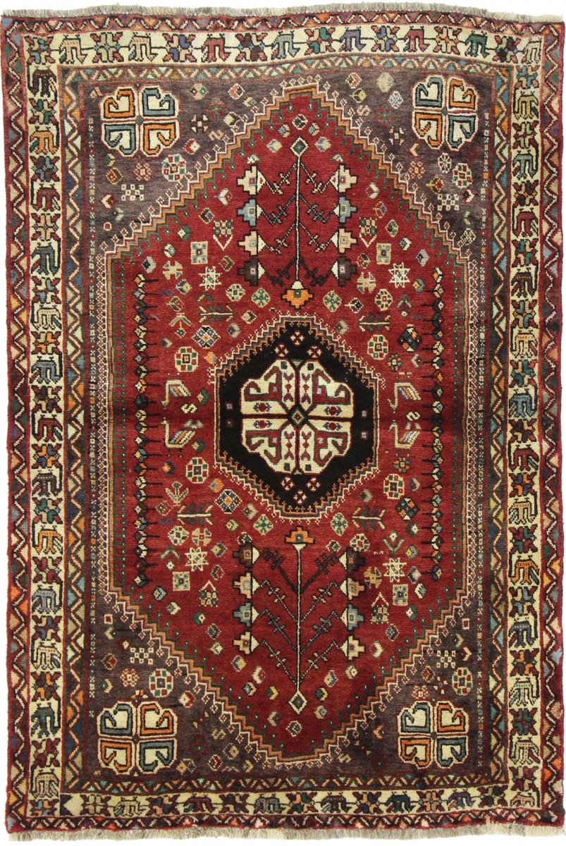 Tapete persa Shiraz 177x120 177x120, Tapete persa Atado à mão