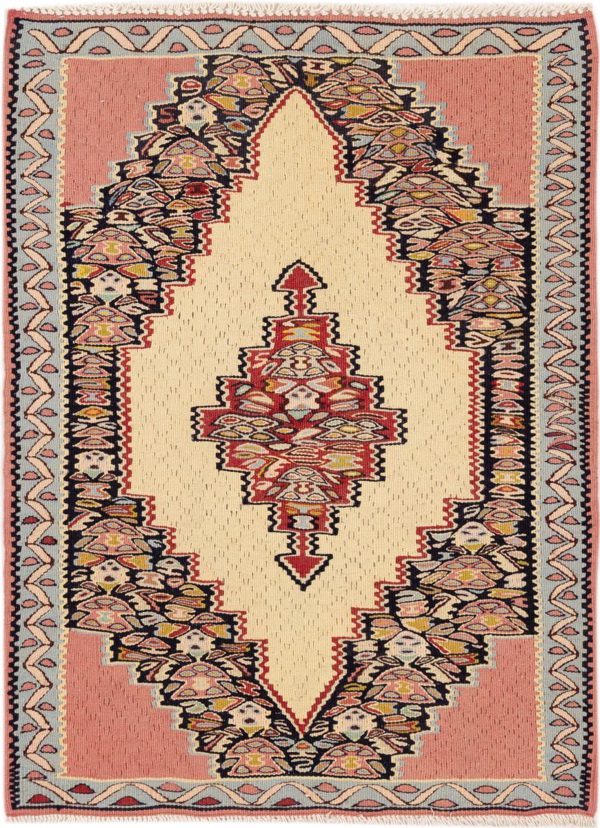 Tapete persa Kilim Senneh 95x69 95x69, Tapete persa Atado à mão