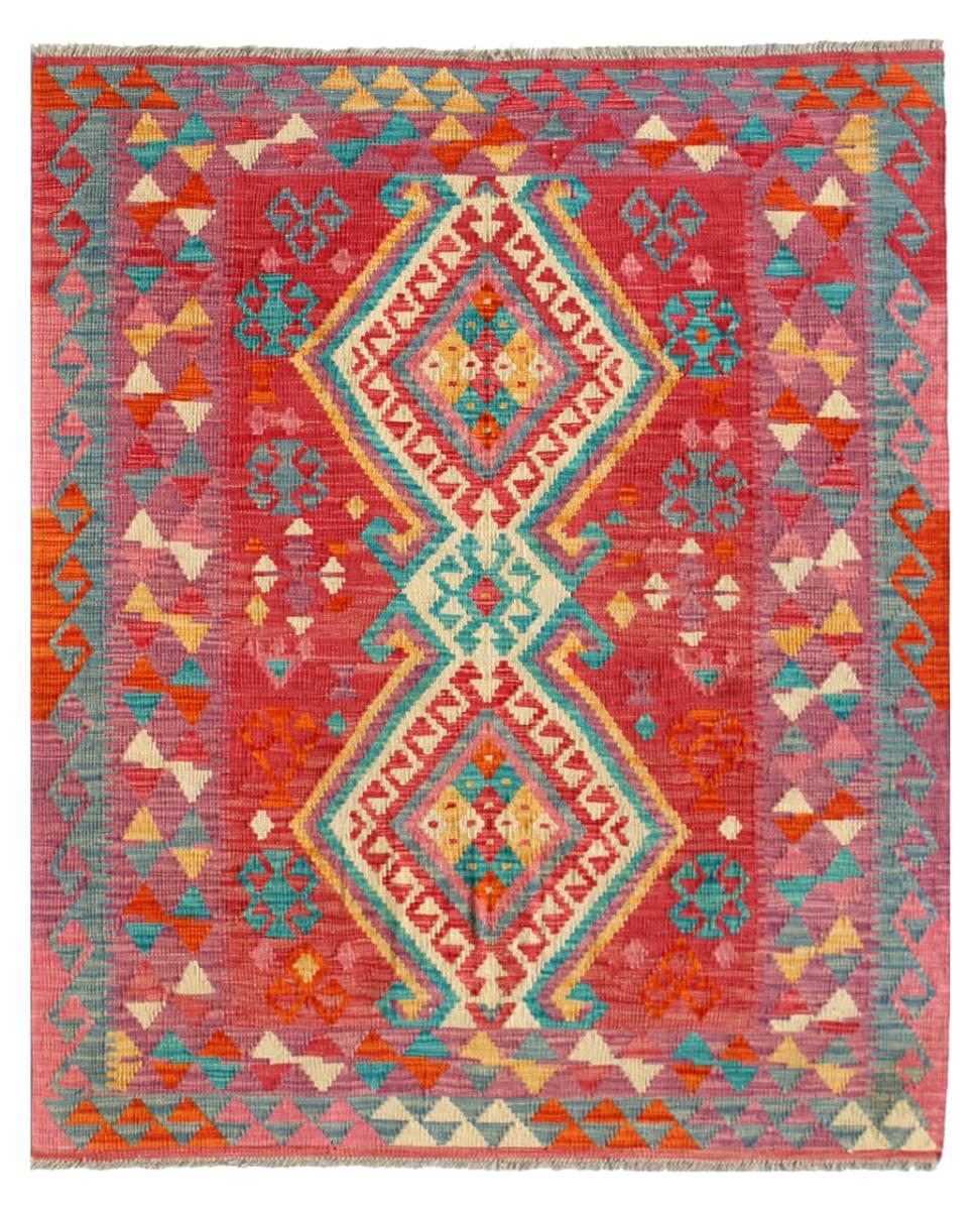 Covor afgan Chilim Afghan Kaudani 171x128 171x128, Covor persan Lucrate de mână