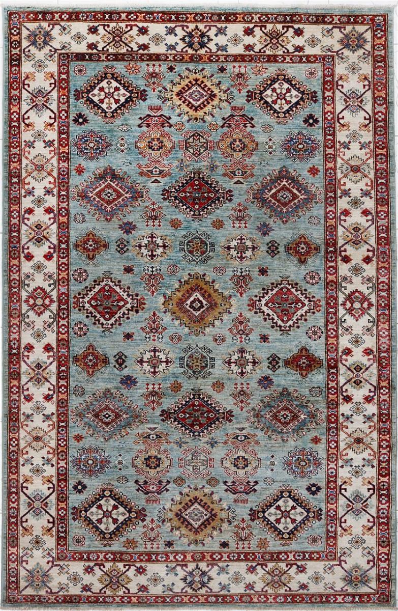 Tapis pakistanais Kazak 258x173 258x173, Tapis persan Noué à la main