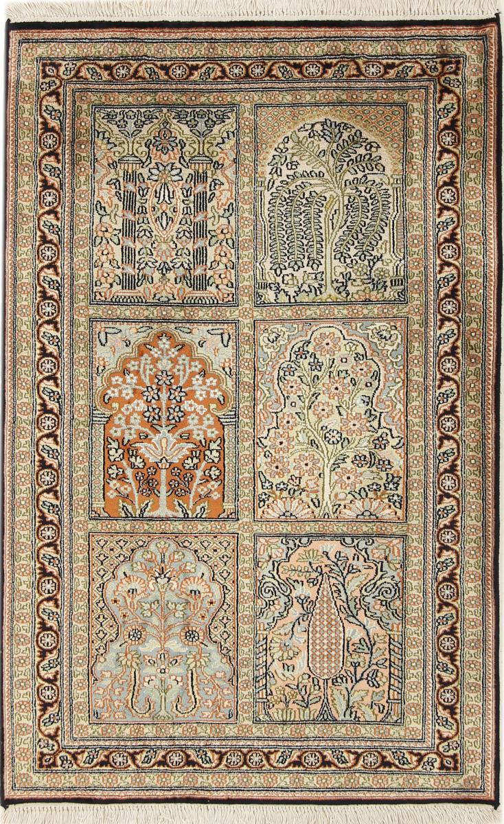 Indiaas tapijt Kasjmier Zijde 120x78 120x78, Perzisch tapijt Handgeknoopte
