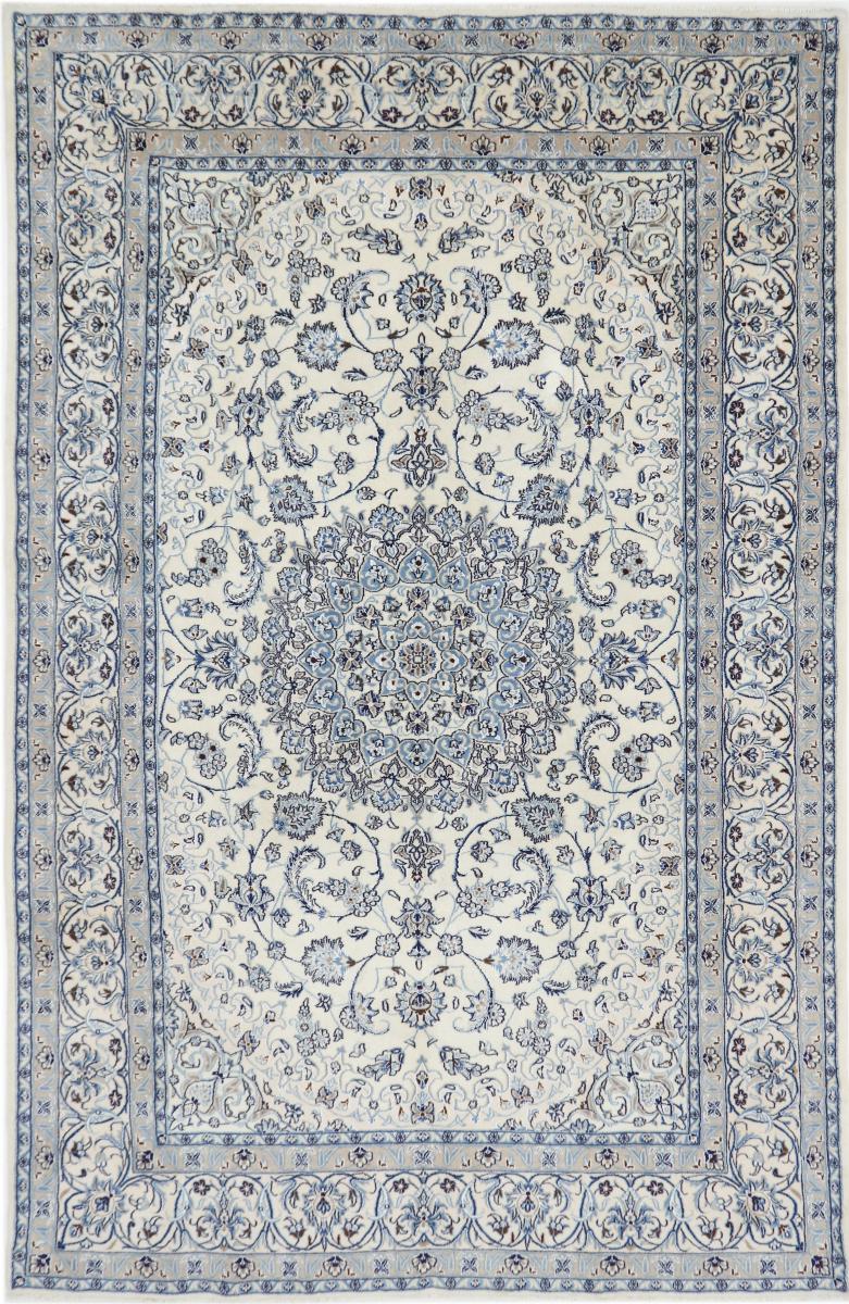 Persisk tæppe Nain 382x246 382x246, Persisk tæppe Knyttet i hånden