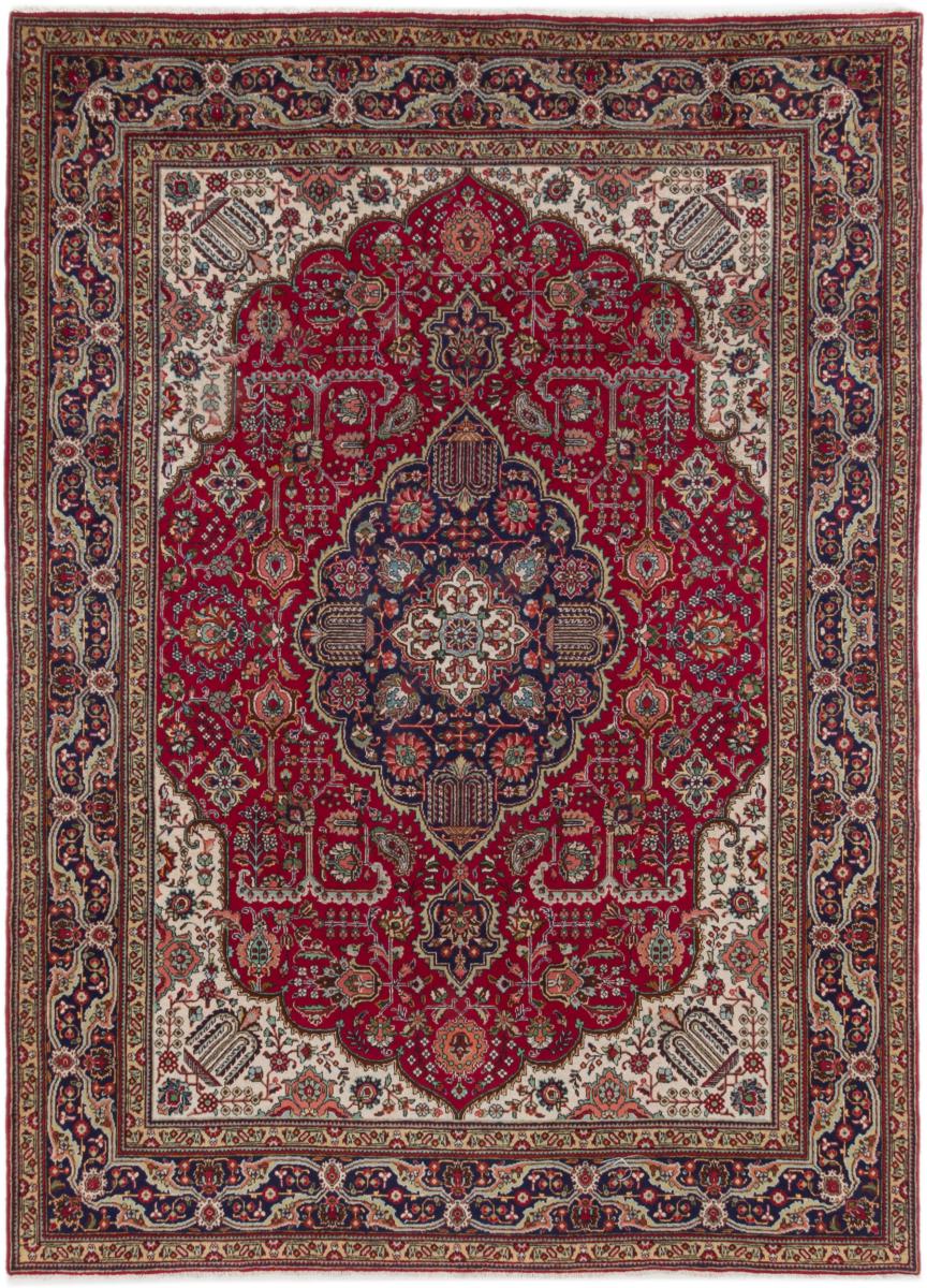 Tapete persa Tabriz 344x248 344x248, Tapete persa Atado à mão