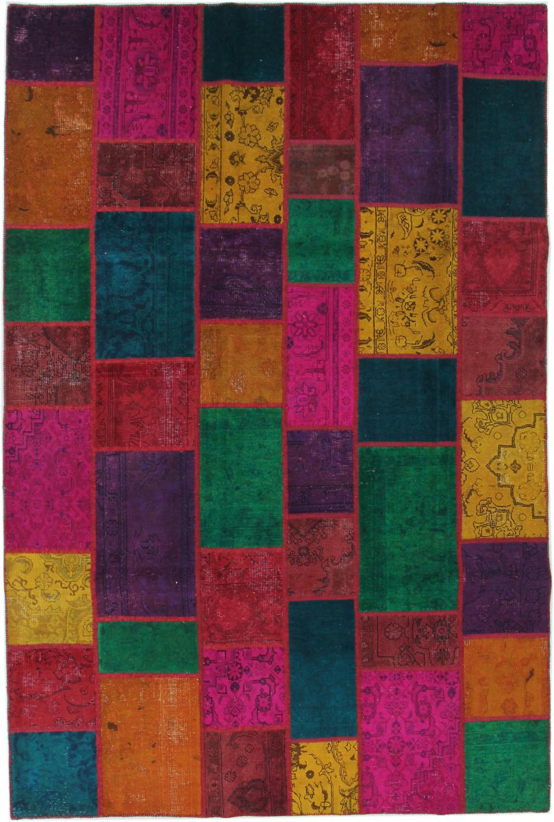 Tapete persa Patchwork 299x201 299x201, Tapete persa Atado à mão