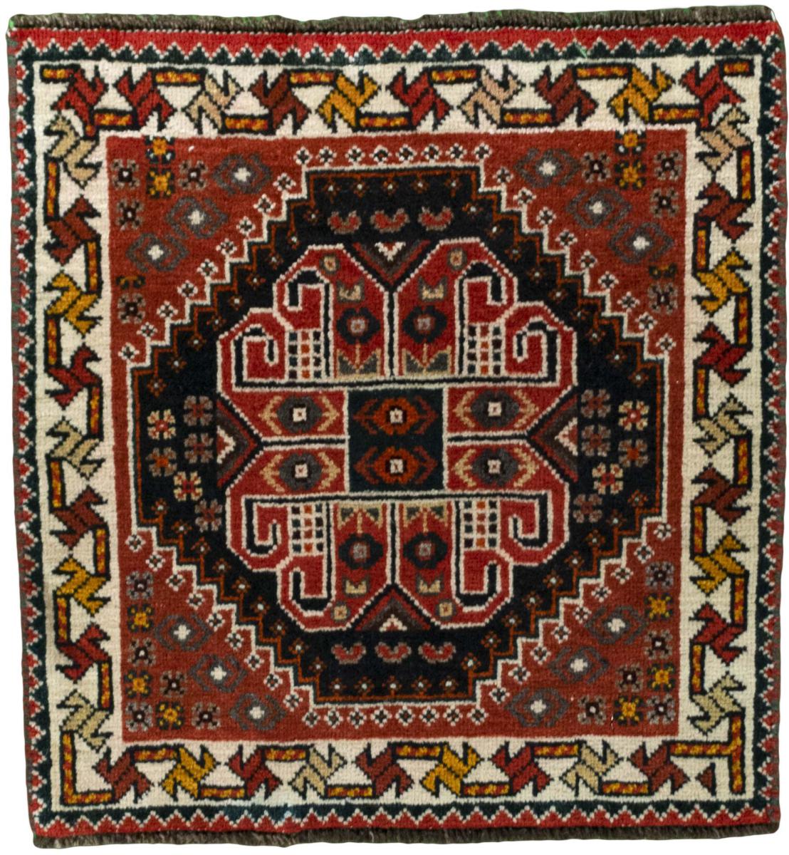Tapis persan Shiraz 57x54 57x54, Tapis persan Noué à la main