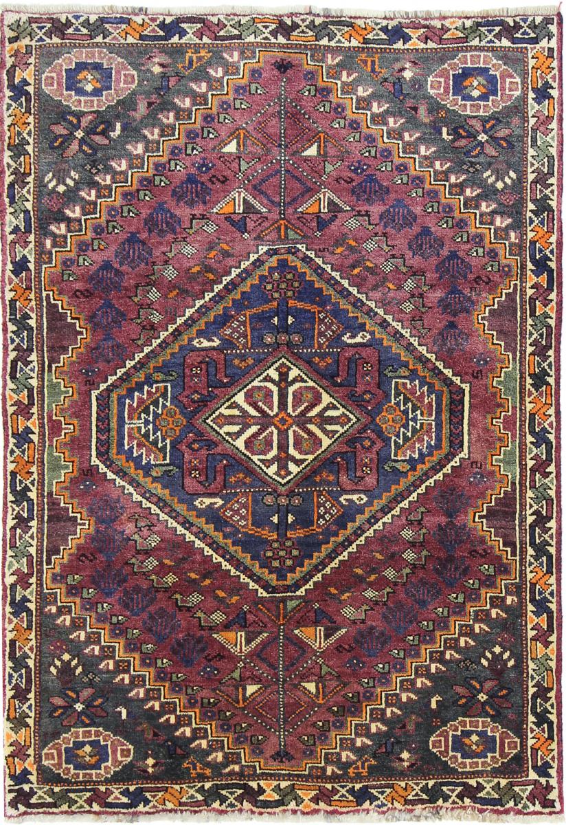 Tapete persa Shiraz 153x107 153x107, Tapete persa Atado à mão