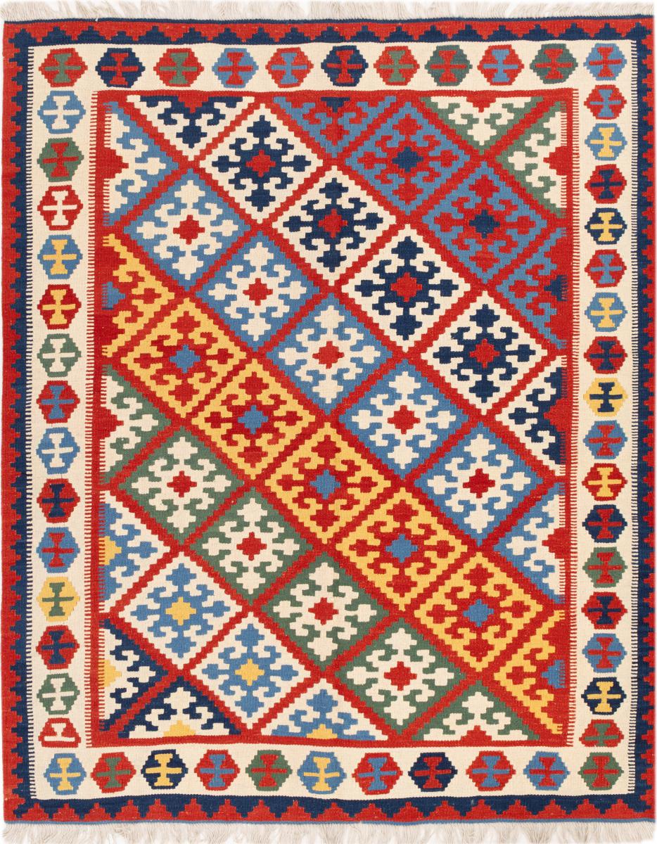 Persian rug Kilim Fars Ghashghai 201x162 201x162, Persian rug Handwoven
