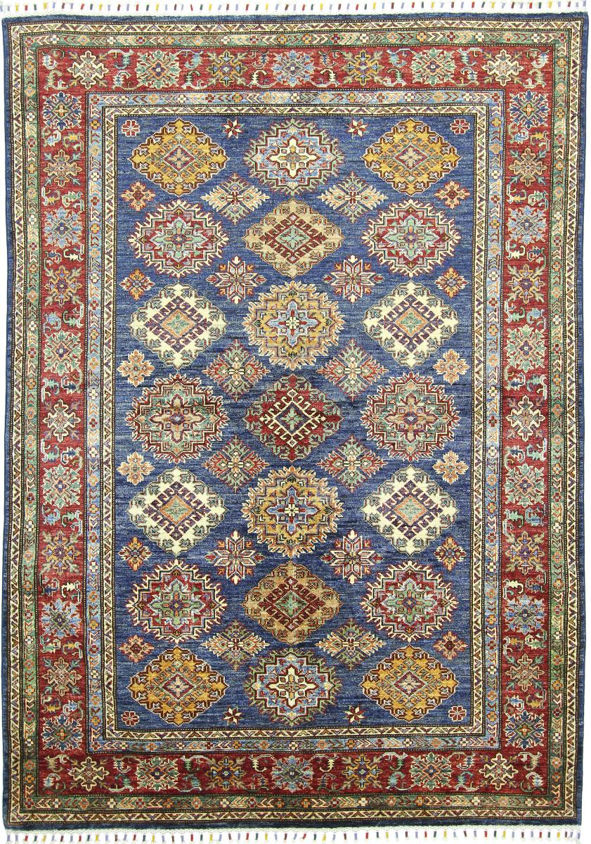 Tapis afghan Super Kazak 210x149 210x149, Tapis persan Noué à la main