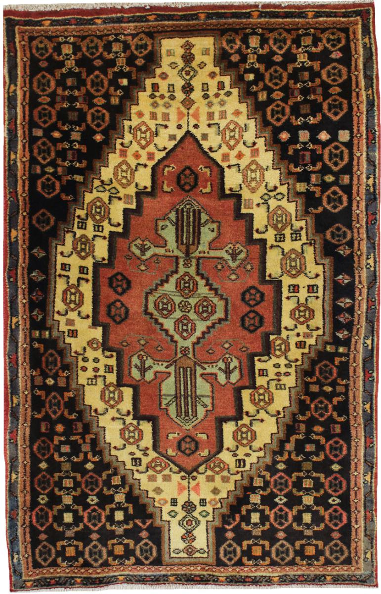 Persisk tæppe Senneh 122x81 122x81, Persisk tæppe Knyttet i hånden