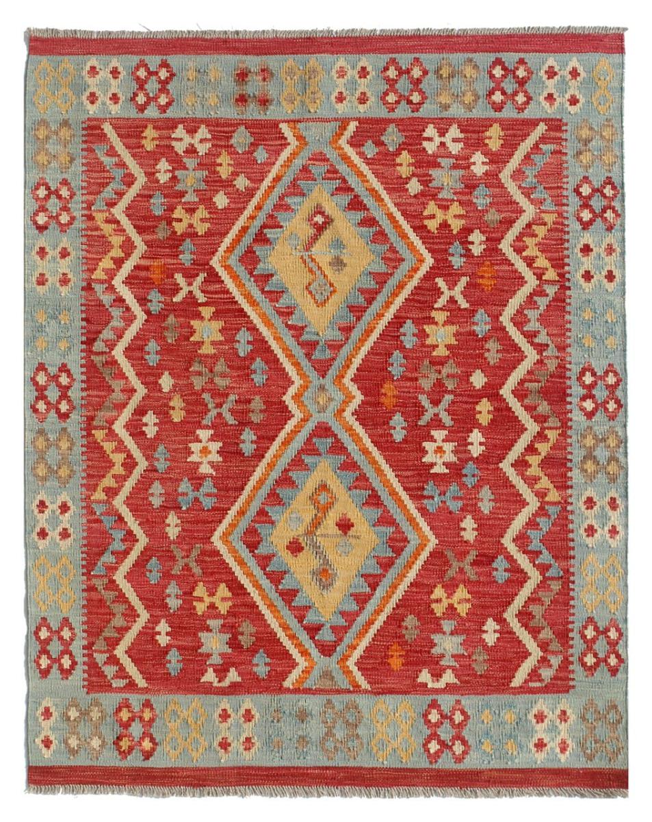 Covor afgan Chilim Afghan Kaudani 166x126 166x126, Covor persan Lucrate de mână