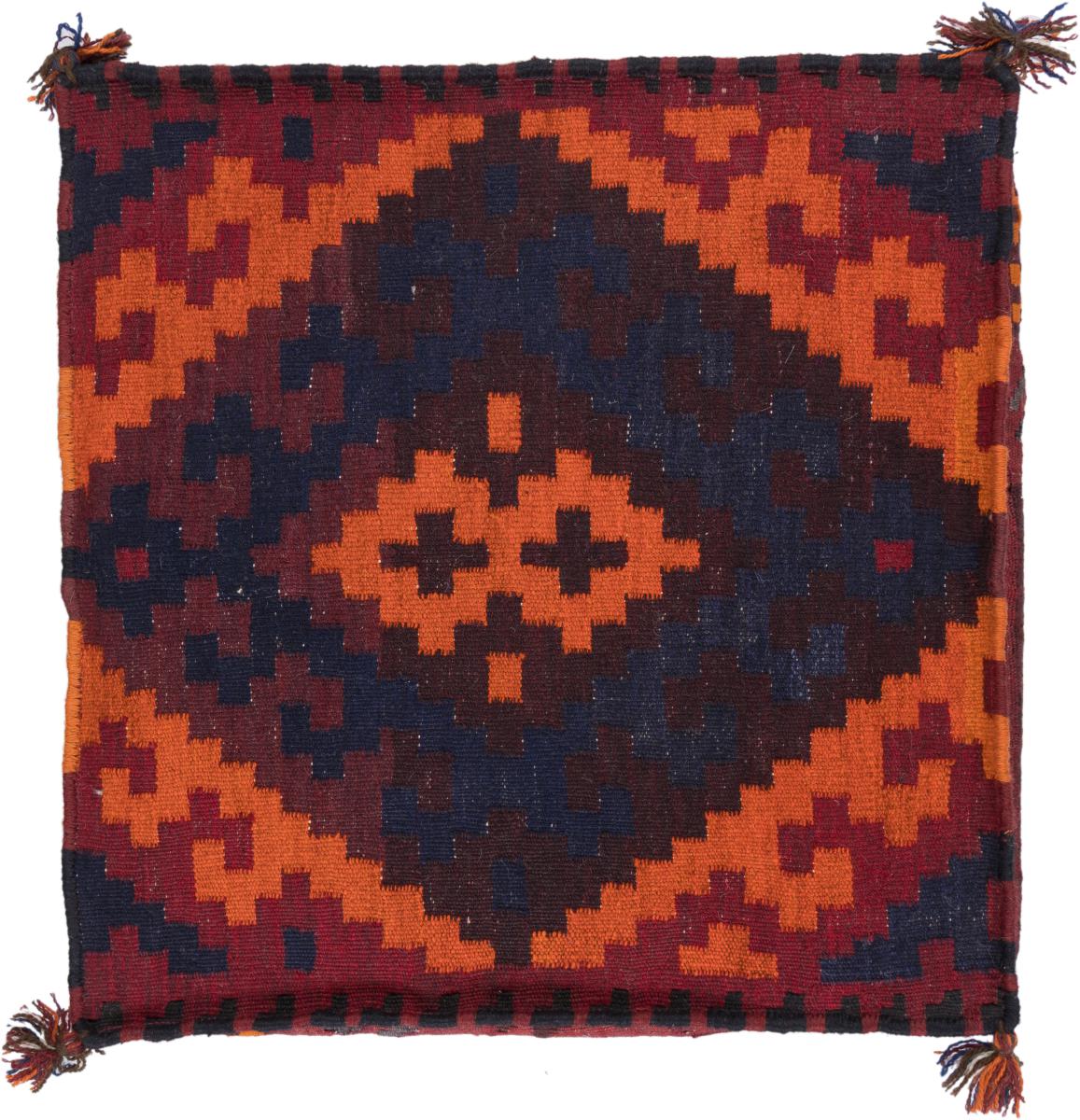 Afghan rug Kilim Afghan Cushion Cover 60x60 60x60, Persian Rug Knotted by hand