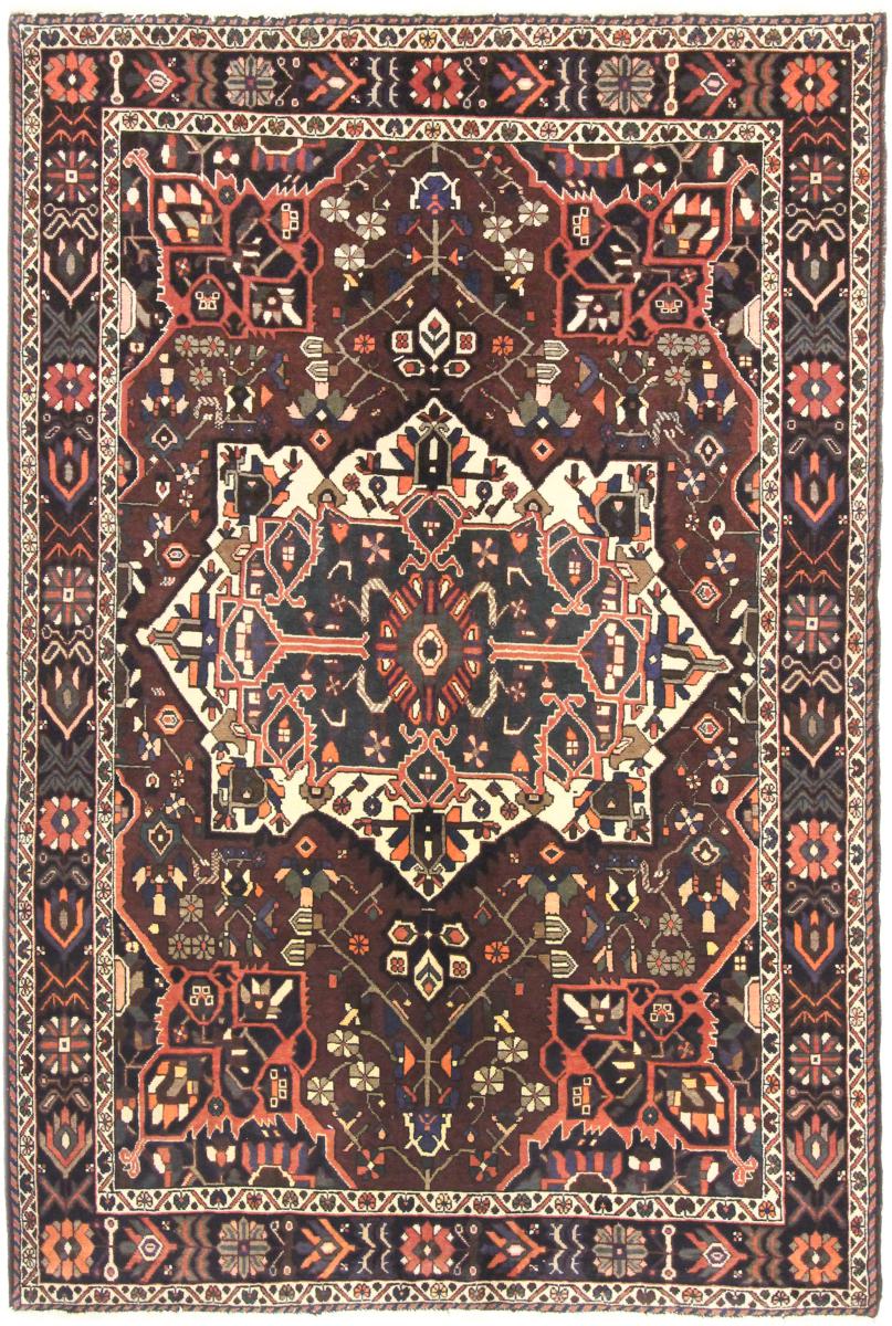 Persisk tæppe Bakhtiar 218x145 218x145, Persisk tæppe Knyttet i hånden