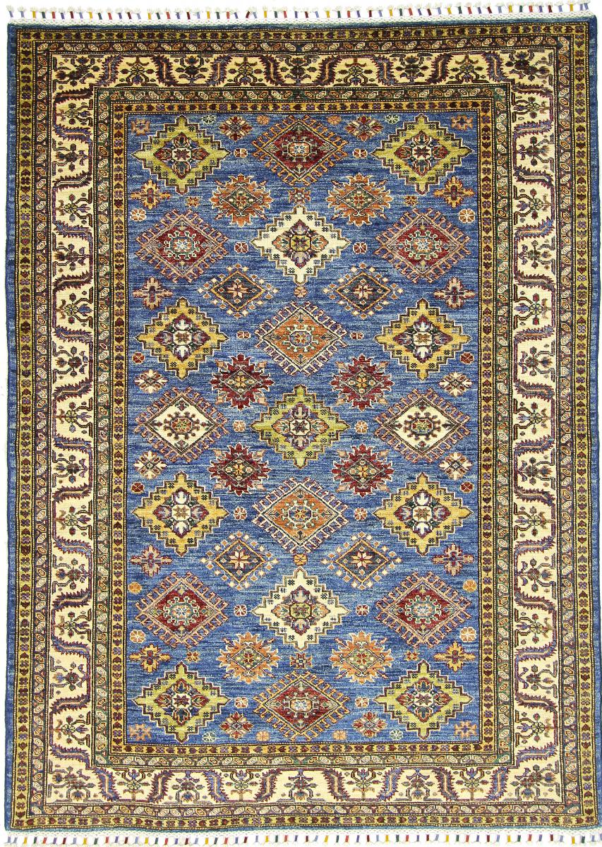 Tapis afghan Super Kazak 211x151 211x151, Tapis persan Noué à la main