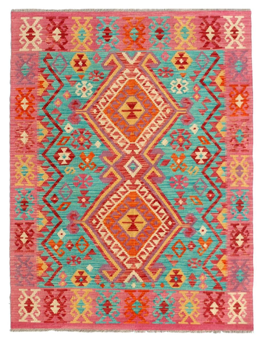 Covor afgan Chilim Afghan Kaudani 185x127 185x127, Covor persan Lucrate de mână