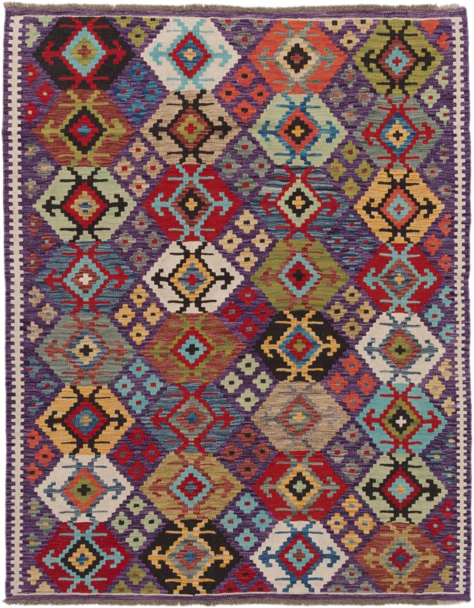 Tapete afegão Kilim Afegão Heritage 195x154 195x154, Tapete persa Tecido à mão