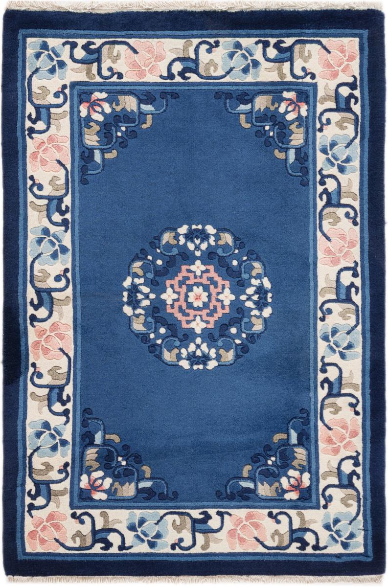 Kinesisk tæppe Kina Peking 91x61 91x61, Persisk tæppe Knyttet i hånden