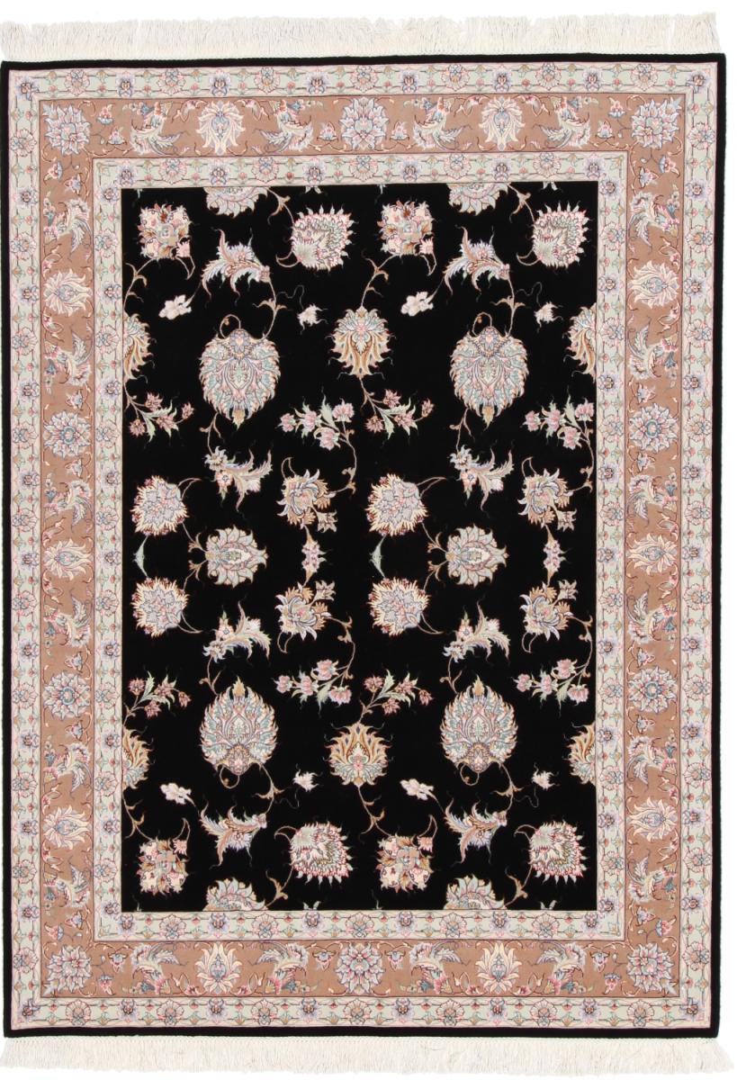 Tappeto persiano Tabriz 60Raj Ordito in Seta 204x151 204x151, Tappeto persiano Annodato a mano