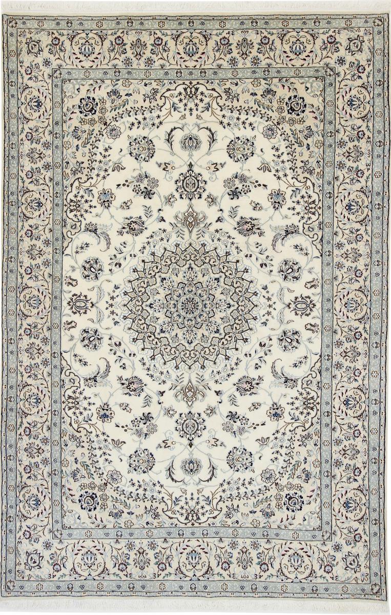 Persisk tæppe Nain 307x202 307x202, Persisk tæppe Knyttet i hånden