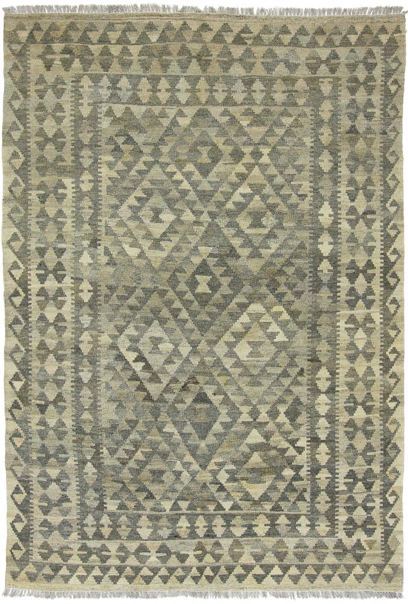 Tapis afghan Kilim Afghan Heritage 206x146 206x146, Tapis persan Tissé à la main