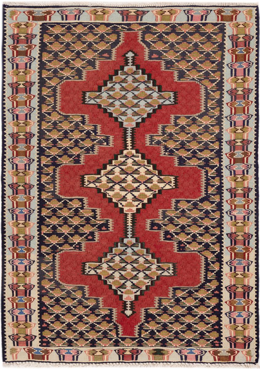Tapete persa Kilim Senneh 101x72 101x72, Tapete persa Atado à mão