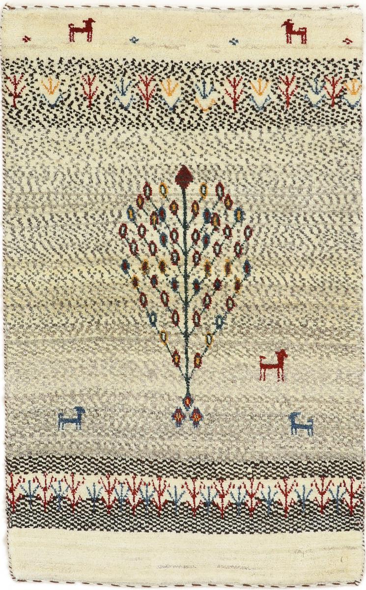Perzsa szőnyeg Perzsa Gabbeh Loribaft Nature 3'0"x1'11" 3'0"x1'11", Perzsa szőnyeg Kézzel csomózva